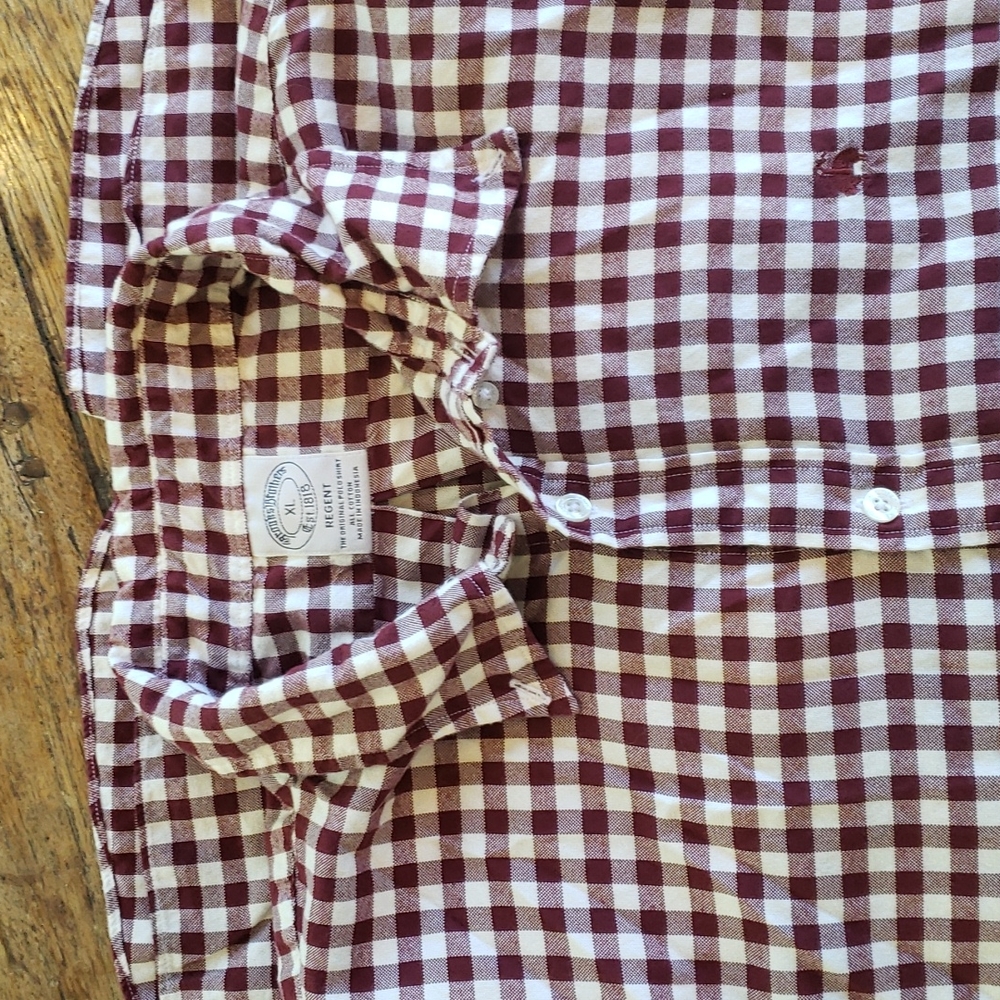 Brooks brother flannel shirt